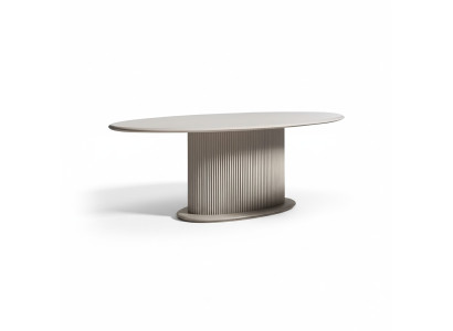 Luxury dining table dining table table wood beige dining room wooden table