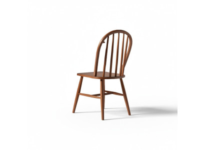 Wooden chair, dining room chair, kitchen chair, brown wood, classic chair