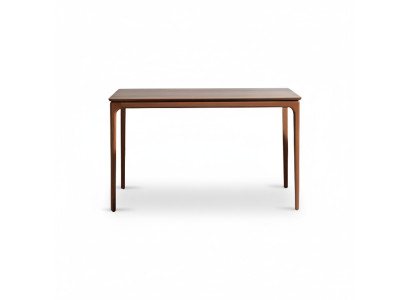 Classic dining table brown wood wooden table 130 cm