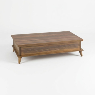 Coffee Table Extendable Coffee Table Dining Table Wood Brown Furniture