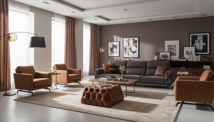 Corner set fabric sofa corner sofa L-shaped couch gray sofa upholstered sofa furniture