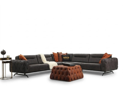 Corner set fabric sofa corner sofa L-shaped couch gray sofa upholstered sofa furniture