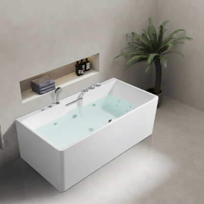 Whirlbath Indoor Whirlpool Bathtub Home Spa White Tub Relax
