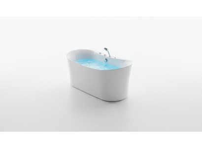 Acrylic whirlpool tub indoor whirlpool bathtub home spa white