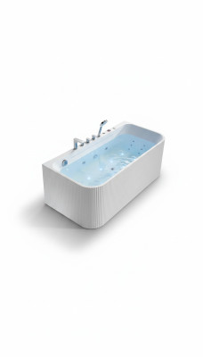 whirlpool bathtub massage jets LED ergonomic relaxation tub