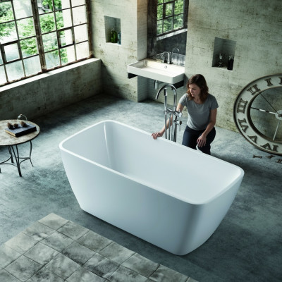 Bathtub Bathroom Acrylic Tub White Freestanding Bathtub Contemporary