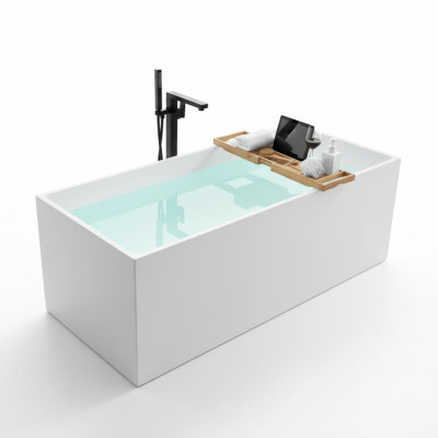 Acrylic freestanding bathtub bathroom bathtub tub white contemporary