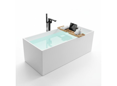 Acrylic freestanding bathtub bathroom bathtub tub white contemporary