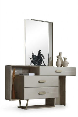 Modern dressing table vanity table designer cosmetic table furniture 2-piece set