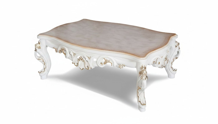 Coffee table, designer side table 130x80, coffee tables, baroque tables.