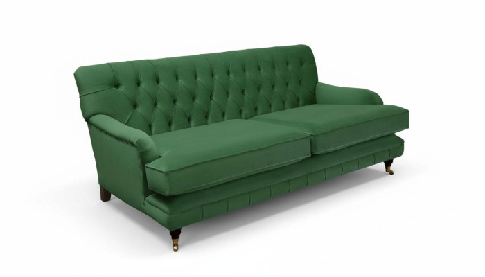 Chesterfield 3-seater designer sofa couch upholstery luxury couches textile