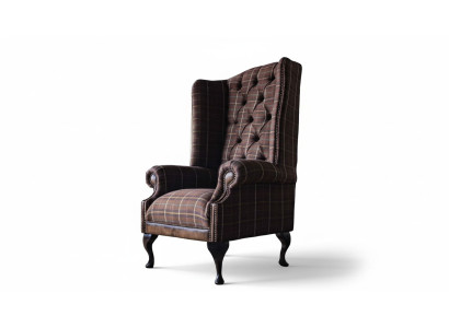 Chesterfield Design Sofa Armchair Couch Upholstered Wingback Chair 1 Seater New