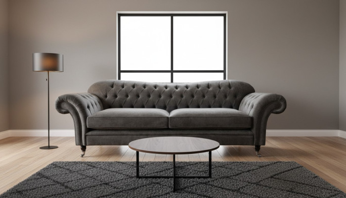 Sofa Living Room XXL Large Four-Seater Design Couches Upholstered Sofas New