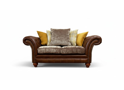 Sofa 2-Seater Classic Chesterfield Couch Upholstered Two-Seater Seat