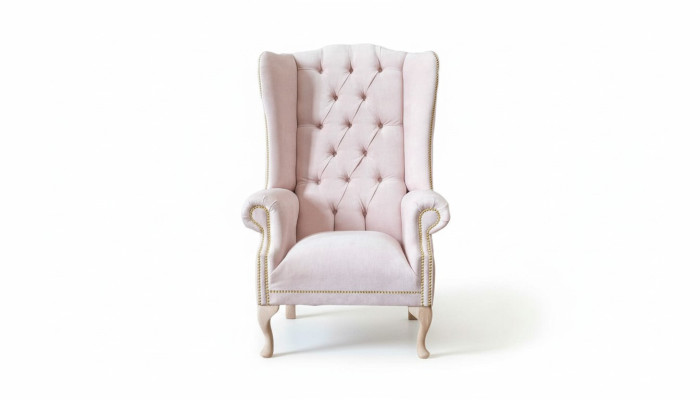 Wingback chair armchair TV single-seater sofa couch upholstery fabric relax new