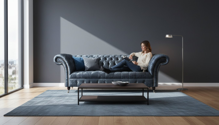 Design sofa 3-seater couch upholstered sofas fabric living room textile couches