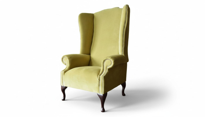 Armchair Textile Fabric Wingback Chair Furniture New Living Room Modern Luxury Design