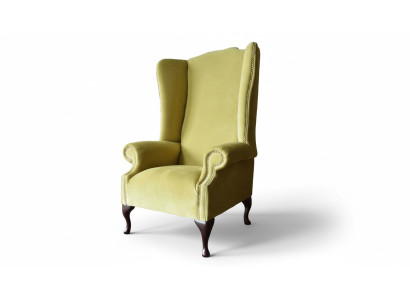 Armchair Textile Fabric Wingback Chair Furniture New Living Room Modern Luxury Design