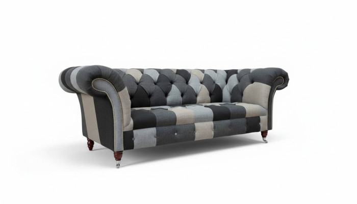 Modern Sofa 3 Seater Chesterfield Three-Seater Living Room Sofas Luxury Couch Style