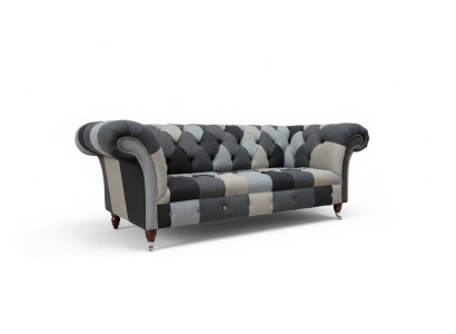 Modern Sofa 3 Seater Chesterfield Three-Seater Living Room Sofas Luxury Couch Style