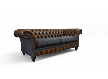 Three-seater luxury 3-seater sofa upholstered classic seating living room furniture