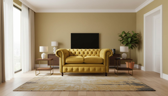 Sofa upholstery sofas new sofa 2 seater design Chesterfield fabric couch
