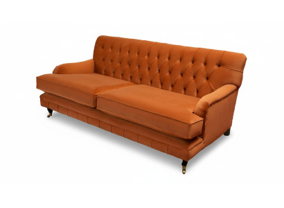 Three-seater sofa 3-seat fabric Chesterfield modern design living room couch