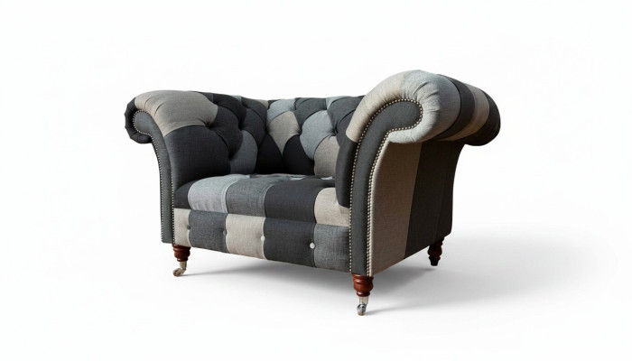 Sofa 1 seater textile lounge luxury upholstered seater new armchair design couch