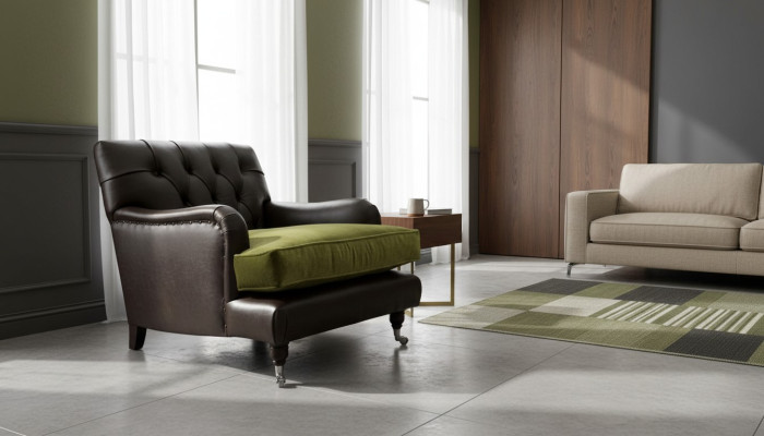 Chesterfield armchair design upholstery sofa couch Chesterfield leather