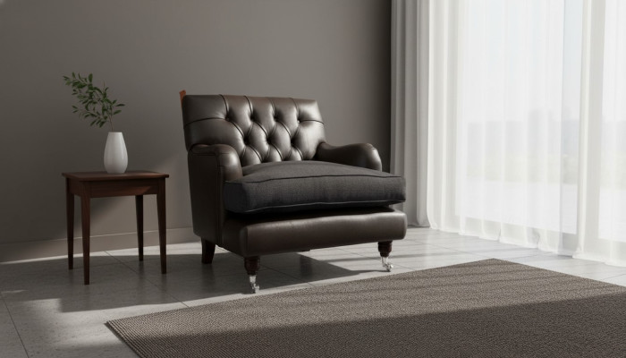 Chesterfield design armchair couch upholstery luxury couches 1 seat leather
