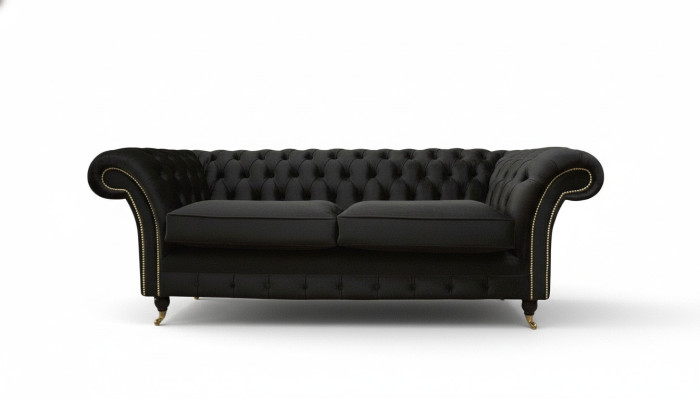 Chesterfield Sofa 3 Seater Couch Upholstery Luxury Textile Couches Sofas