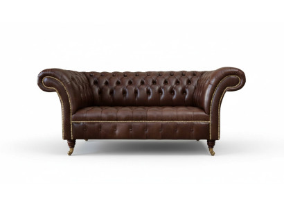 New upholstered Chesterfield 2-seater sofa