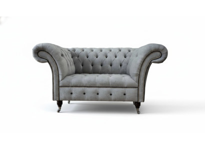 Chesterfield armchair fabric living room design upholstery textile design luxury