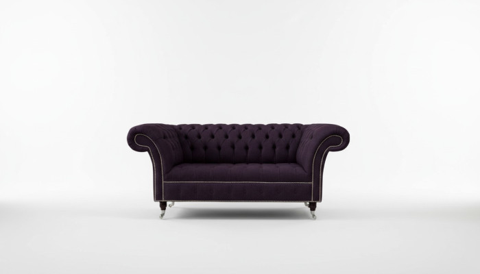Sofa upholstery sofas new sofa 2-seater design Chesterfield fabric couch