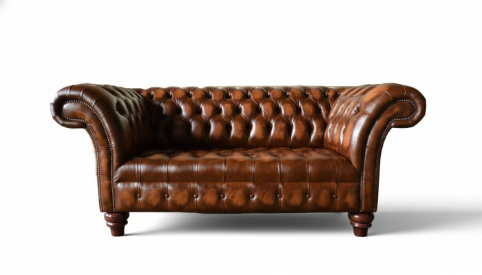 Luxury Chesterfield 2-seater sofa