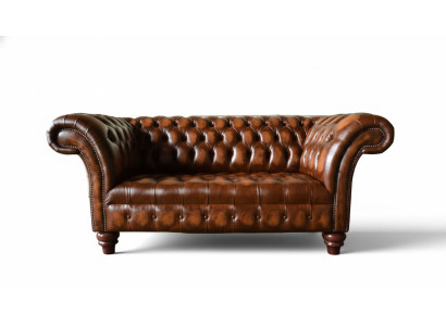 Luxury Chesterfield 2-seater sofa