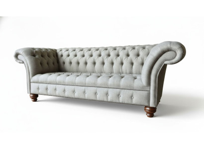 Three-seater design sofa 3-seat couches gray upholstered sofas furniture new