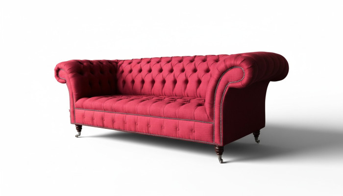 Chesterfield 3-seater three-seater design couches upholstered sofa sofas fabric