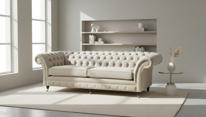 Couch Sofa Upholstery 3-Seater Couches Seat Sofas Three-Seater Chesterfield