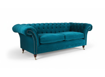 Designer sofa 3-seater Chesterfield couch upholstered sofas design sofa seat