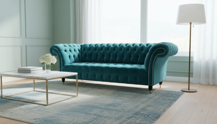 Sofa three-seater upholstery 3-seater sofas design luxury furniture textile new