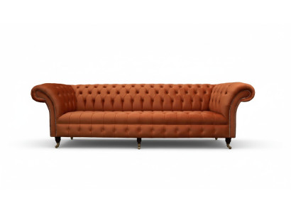 British Chesterfield Upholstery Luxury Sofa Design Couch Classic Sofa 4-Seater