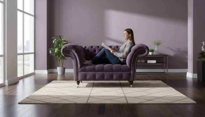 Chesterfield armchair velvet single-seater luxury armchair sofas living room new