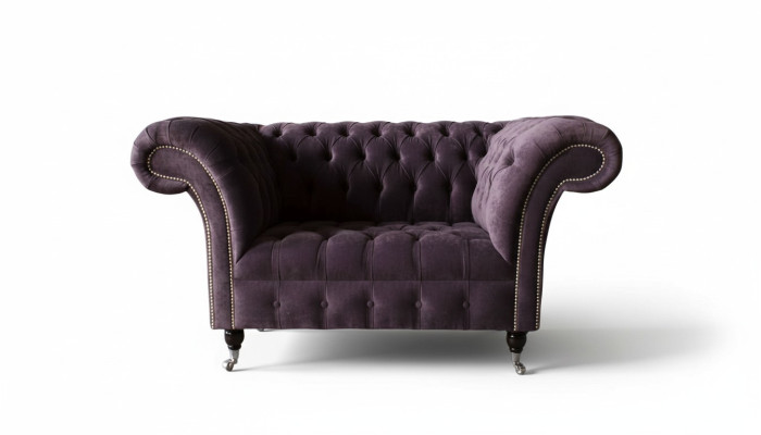 Chesterfield armchair velvet single-seater luxury armchair sofas living room new