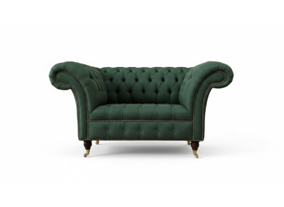 Green armchair sofa couch upholstery luxury classic textile couches new