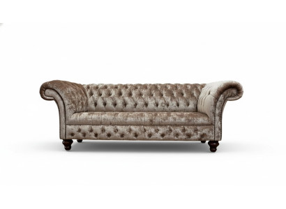 Chesterfield Sofa 3 Seat Upholstered Design Couches Sofas Modern Three-seater
