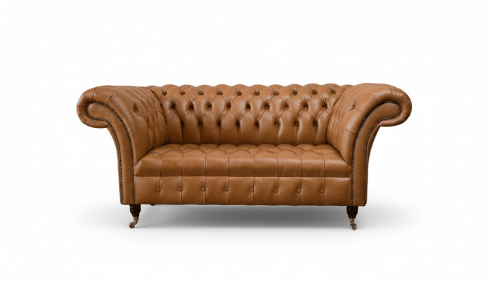 Chesterfield fabric sofa couch textile couches office furnishings English furniture