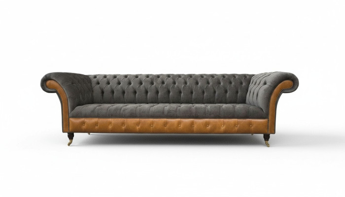Sofa 4-seater Chesterfield luxury couch big couches upholstery 300cm design