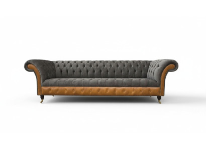 Sofa 4-seater Chesterfield luxury couch big couches upholstery 300cm design