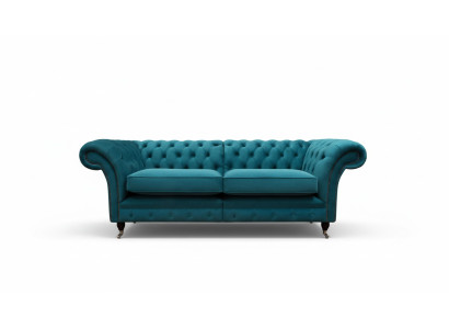 Design Sofa 3-Seater Couch Chesterfield Upholstered Sofas Living Room Design